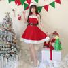 Japanese Santa Claus Red Sexy Tube Top Dress Stage Christmas Clothing Women's Christmas Clothing Foreign Trade