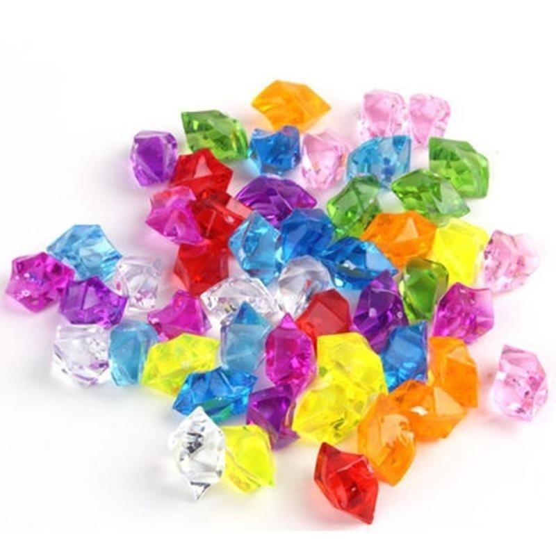 50 pieces Faux Fake Gems, Stones, Imitation Jewelry , Fish tank , Diamonds