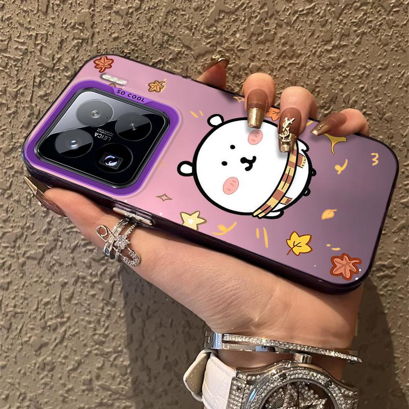 Joke Bear Frosted Case for Xiaomi Mi 15 14 14T 13 13T 12 12T 12X 12S 11 Lite POCO F6 F5 X6 X5 X3 M6 Pro 5G 4G M5S Acrylic Cover