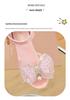 Girls' High-Heeled Crystal Sandals with Rhinestone Bow - Soft Sole Princess Shoes for 2026 Summer Performances
