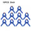 Spring Clamps 10pcs 2 Inch Woodworking Tools Plastic Nylon Grip Cramps