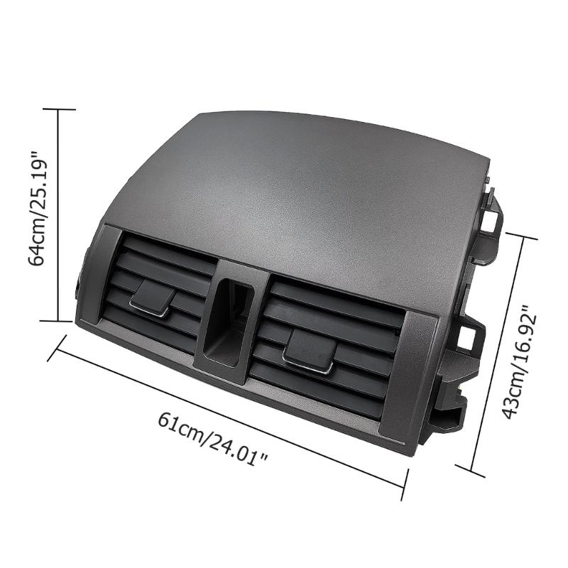 Professional Adjustable Air  Center  A/C Outlet Air Vent Panel Car Accessories Easy Installation for Auto Car
