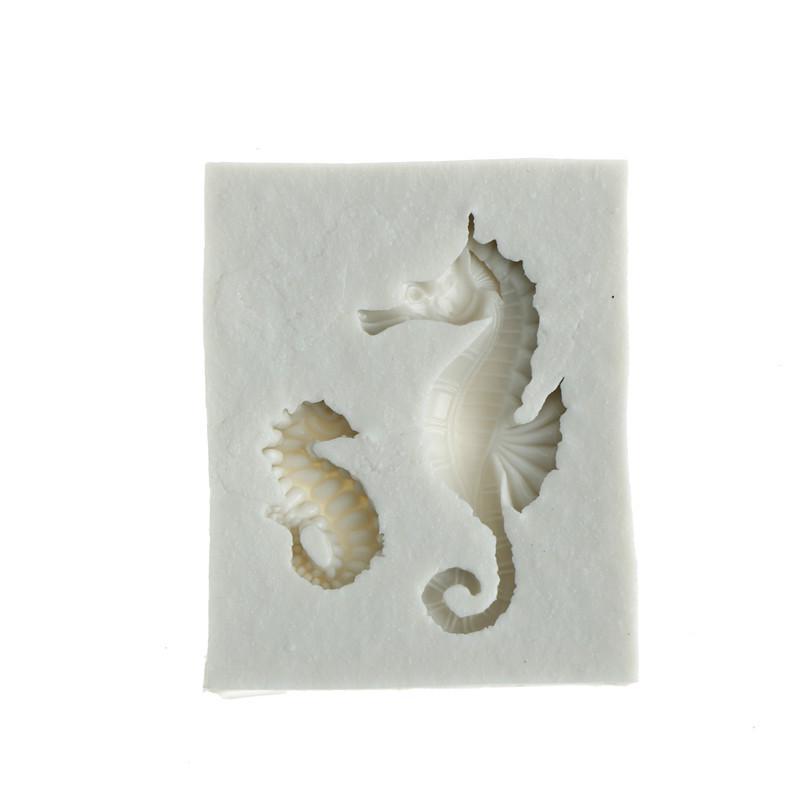 Sugarcraft Sea Horse Silicone Mold Fondant Mold Cake Decorating Tools Chocolate Mold