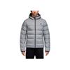 adidas Logo Hooded Warm Casual Outdoor Down Jacket Men Outerwear Medium-Hemp-Grey CZ1386