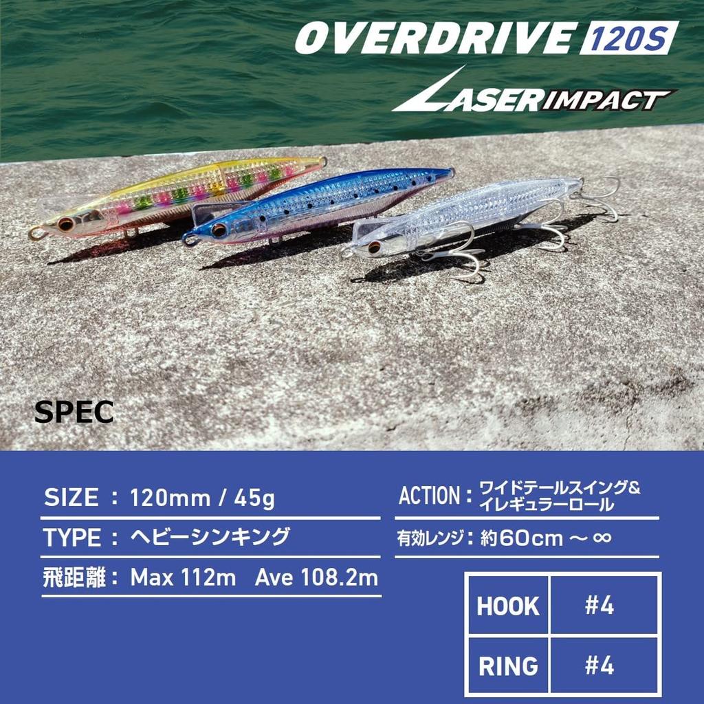Daiwa Overdrive LI Max Laser Lure with Laser Impact 120S-LI