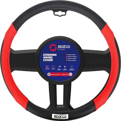 Steering Cover M Size Red SPARCO-CORSA (37~38cm) SPC1113RS_J