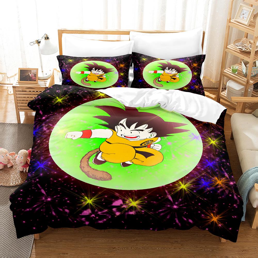 Animation Bedding Kit, Series 3D Digital Printing Three-Piece Set