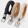 Luxurious Soft Women's Alloy Pin Buckle PU Belt Trendy Women's Paired With Jeans Sweater Simple Women's Banquet Gifts