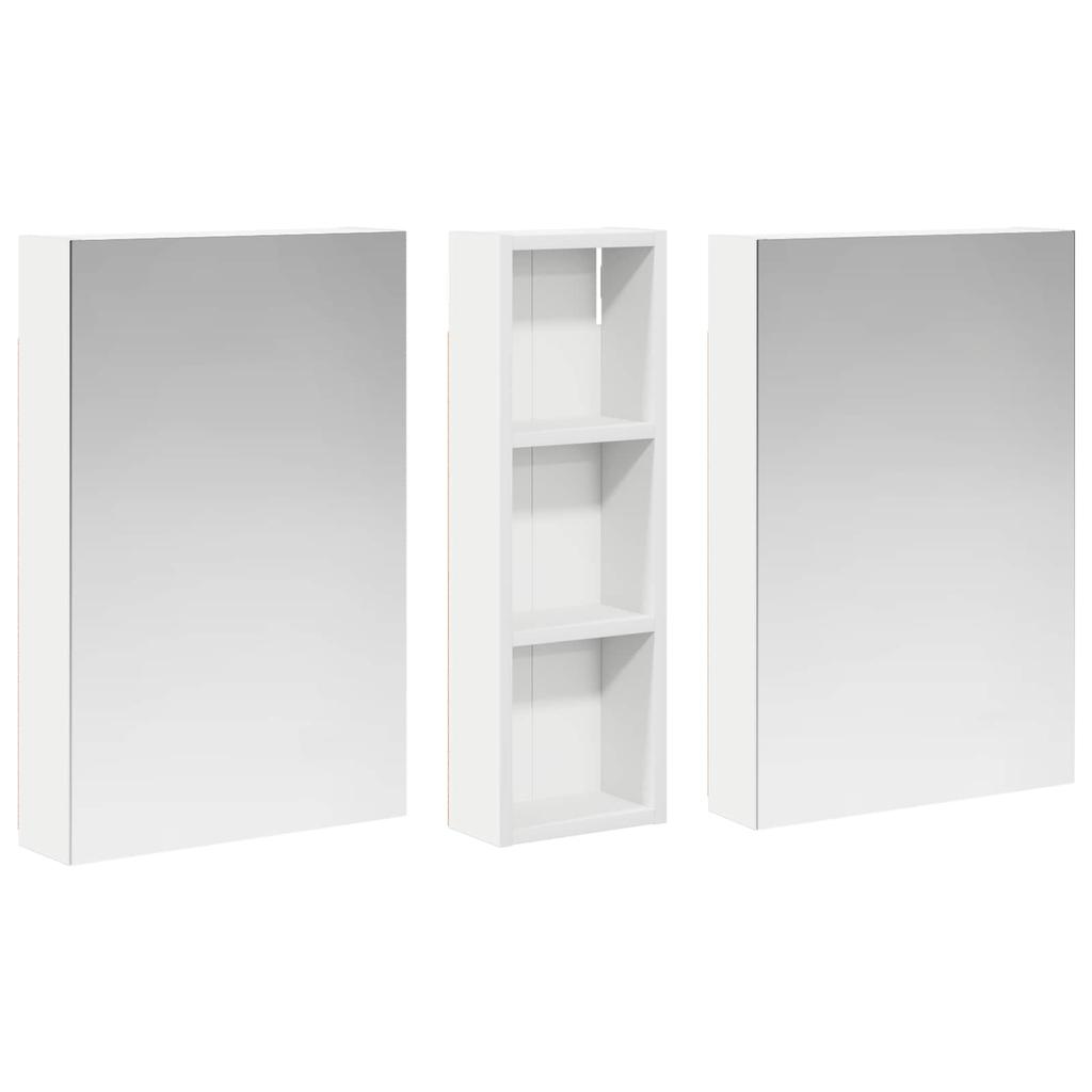Bathroom Cabinet Set 3 pcs 100 x 10.5 x 60.5 cm Particleboard