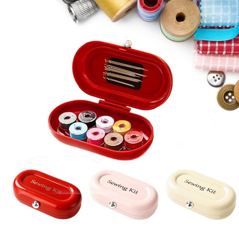 Portable Needle And Thread Kit Threads Sewing Supplies Organizer DIY Sewing Box Set Apparel Sewing