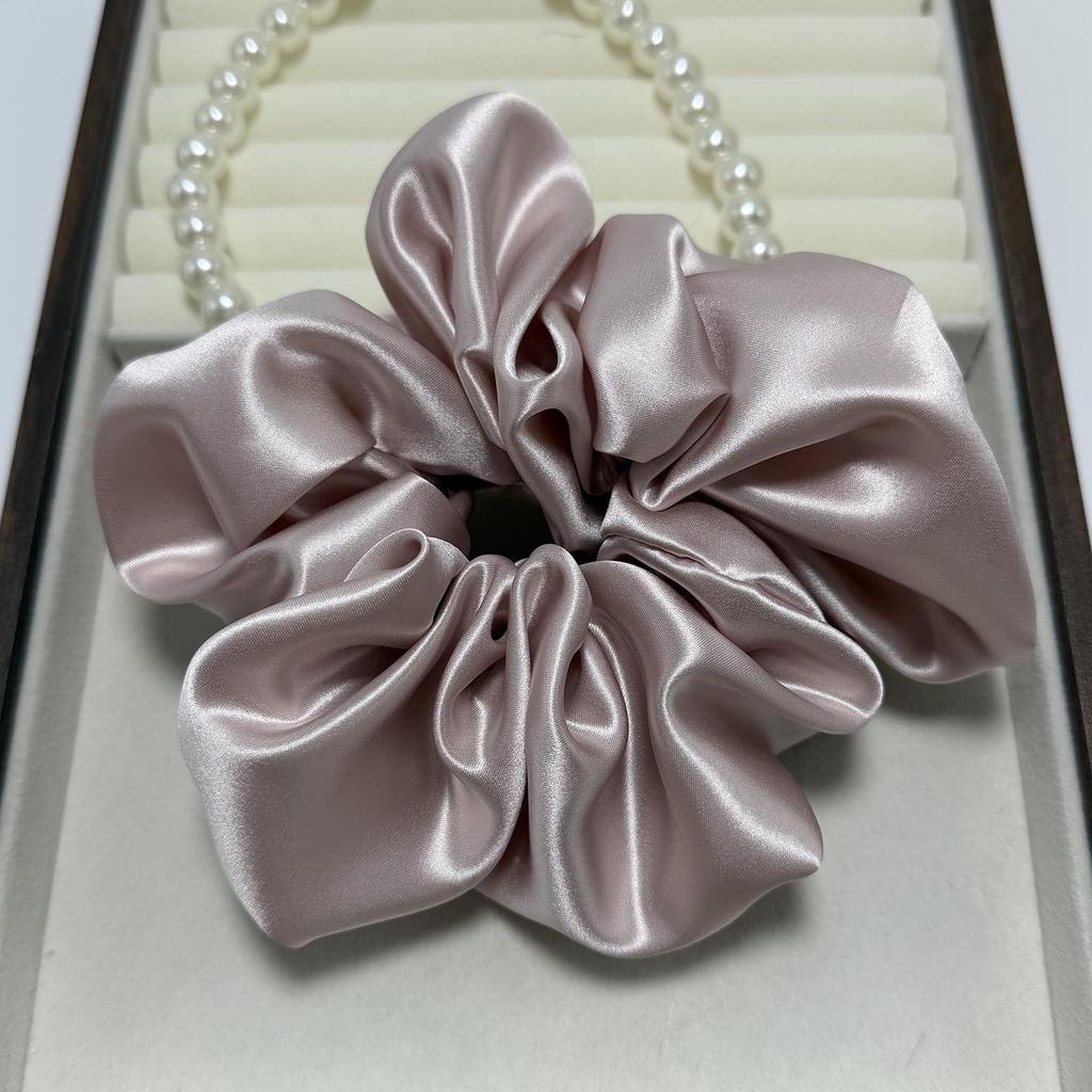 7cm Large Mulberry Silk Scrunchies - Luxury Hair Ties & Accessories