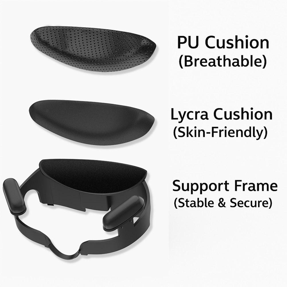 Für Meta Quest 3 VR All-in-One-Maschine Upgrade-Stil Halterung Großräumige atmungsaktive Gesichtsmaske Virtuelle Komponente