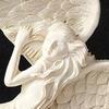 Angel Figure Resin Office Desk for Home Decorative Carving Ornament Angel Decoration Living