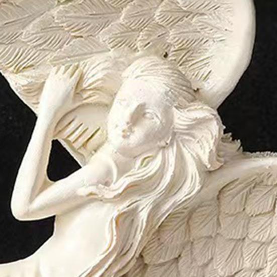 Angel Figure Resin Office Desk for Home Decorative Carving Ornament Angel Decoration Living