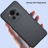 Phone Case for Honor Magic 6, Full Coverage Frosted Soft, Shockproof Protective Cover - Matte Black