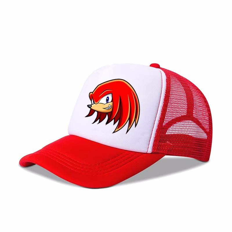Sonic Adjustable Sun Hat Children's Casual Printed Mesh Sun Hat