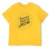 Mother's Day Badass Creative Mom WOmen's Triblend T-shirt Crewneck Sports T-shirts Novelty Fitness Funny Eur Size