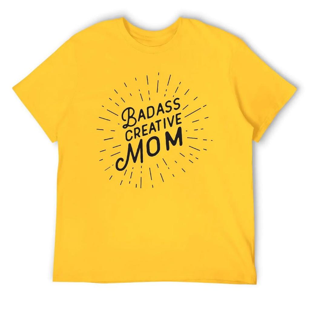 Mother's Day Badass Creative Mom WOmen's Triblend T-shirt Crewneck Sports T-shirts Novelty Fitness Funny Eur Size