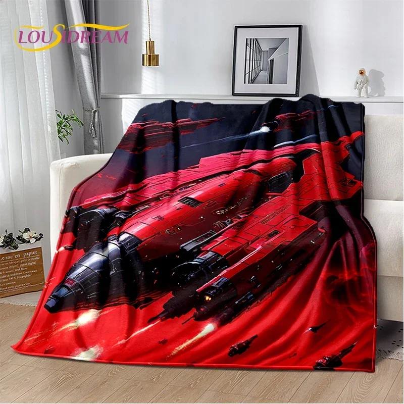29 Style Space Spitfire Aircraft  Air Force Jet Fighter Cartoon Blanket,Soft Throw Blanket for Home Bedroom Bed Sofa Cover Child