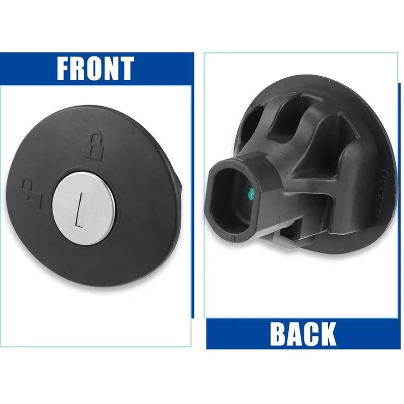 Fit For Ford Fiesta Focus F-150 Car Fuel Gas Tank Locking Cover Cap With Keys Auto Accessories Plastic Black #8U5Z-9C268-B