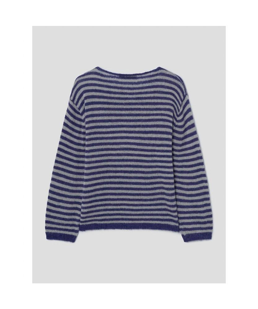 8 Seconds Purple Striped Pullover