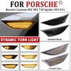 2Pcs Dynamic LED Turn Signal Side Marker Light Repeater Lamp For Porsche Boxster Cayman 982 981 718 Spyder 991 911 Carrera