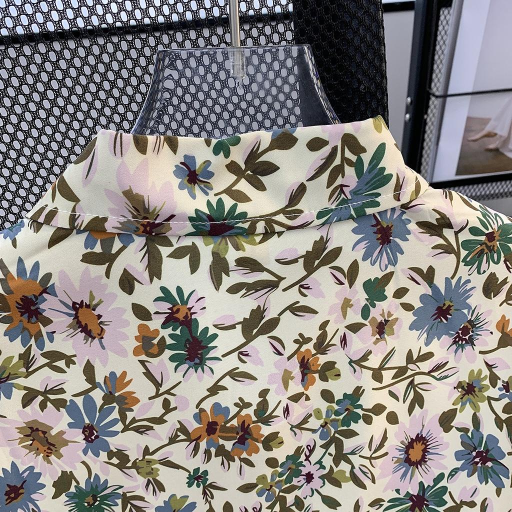 Cuban Collar Thai Beach Floral Shirt Short Sleeve Summer Ice Silk Southeast Asian Clothing Island Vacation Men's Beach Outfit