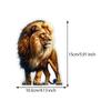 Majestic Lion Car Sticker Decal Vinyl Detachable Waterproof Outdoor Car Bumper Window Notebook Computer Decoration Car Accessories TM349