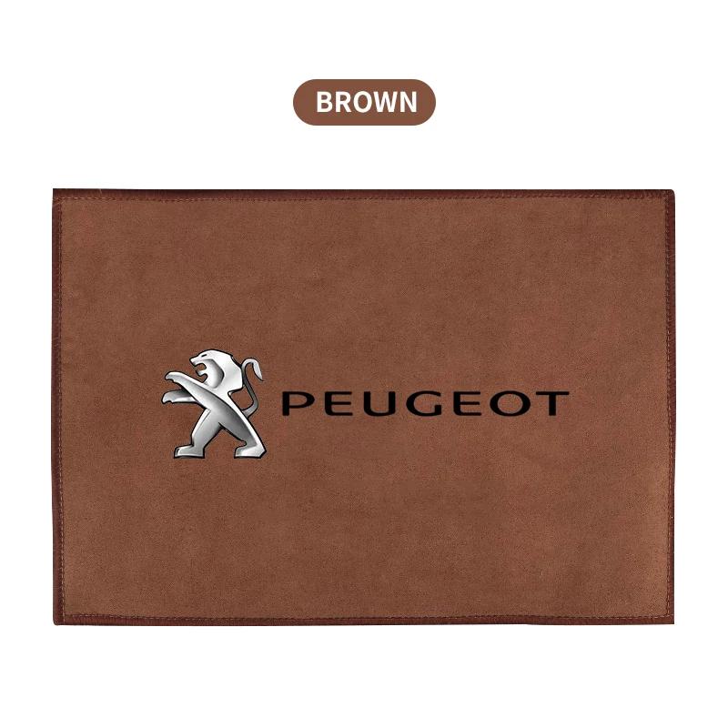Fashion New Car Drying Towel Suede Coral Velvet Double-sided Car Cleaning Cloth For Peugeot 206 208 306 307 308 407 408 508 2008