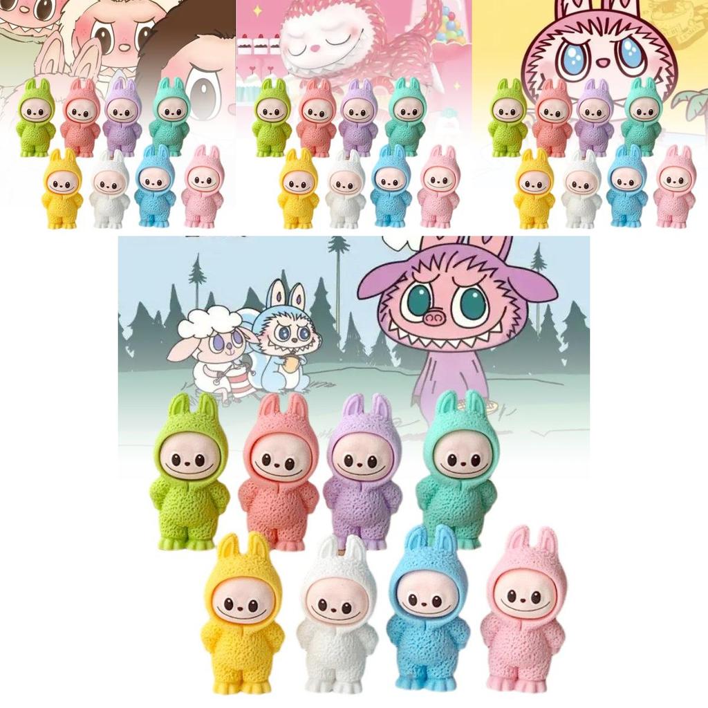 Adorable Rabbit Resin Figurine Cute Desk Decoration For Car And Home Use