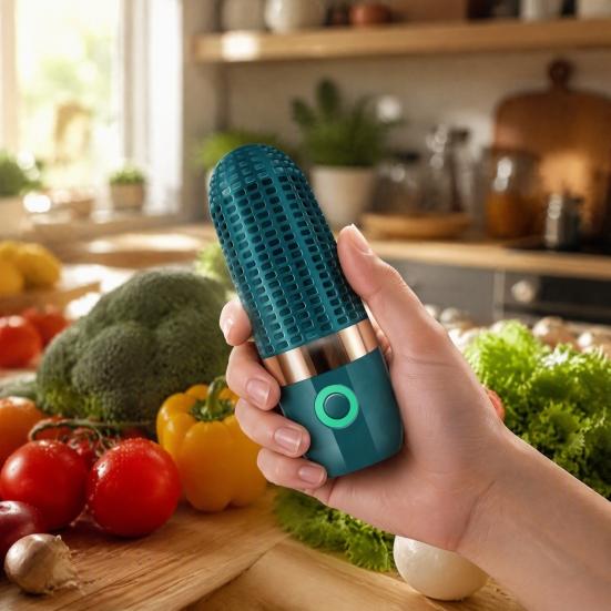 Automatische Obst- und Gemüsewaschmaschine, tragbar, OH-Ionen, wiederaufladbar über Typ-C, kabelloser Fleischhormon-Zersetzer, Lebensmittelreiniger, Reiniger