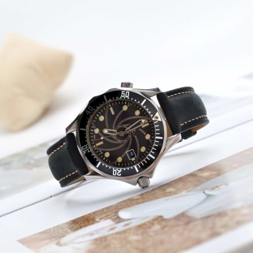 BISONSTRAP Replacement Watch Band, Genuine Suede Leather with Rose Gold Buckle and Spring Bars, 18mm, Black, for Men and Women