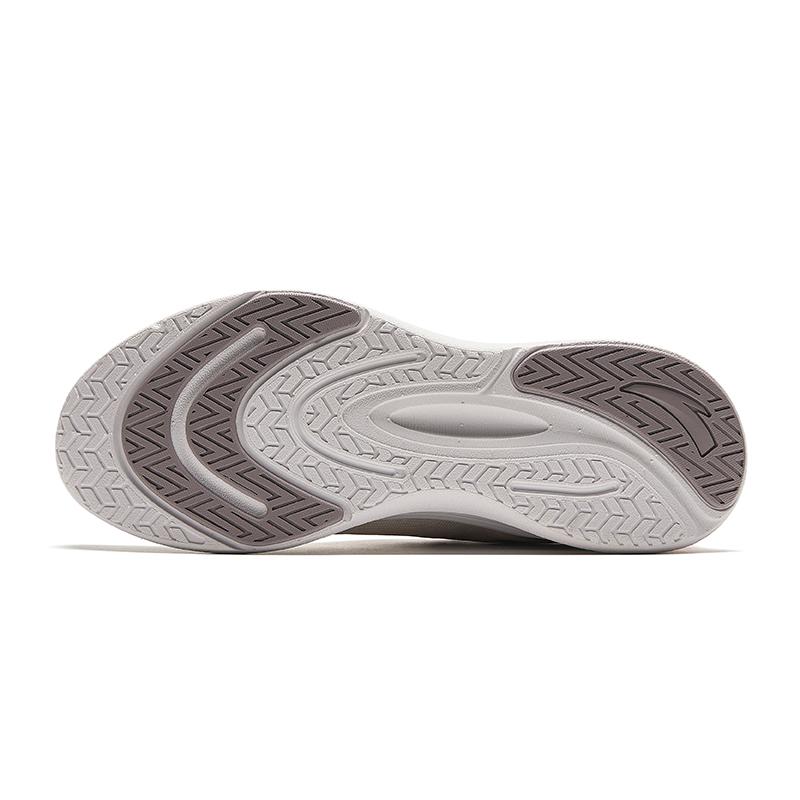 Anta Lingyun Mesh Lightweight Breathable Low-Top Running Shoes Women sneaker White Gray 922425521-5