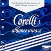 Corelli Alliance Vivace 44 Violin String Set, Medium (E String: Ball End)