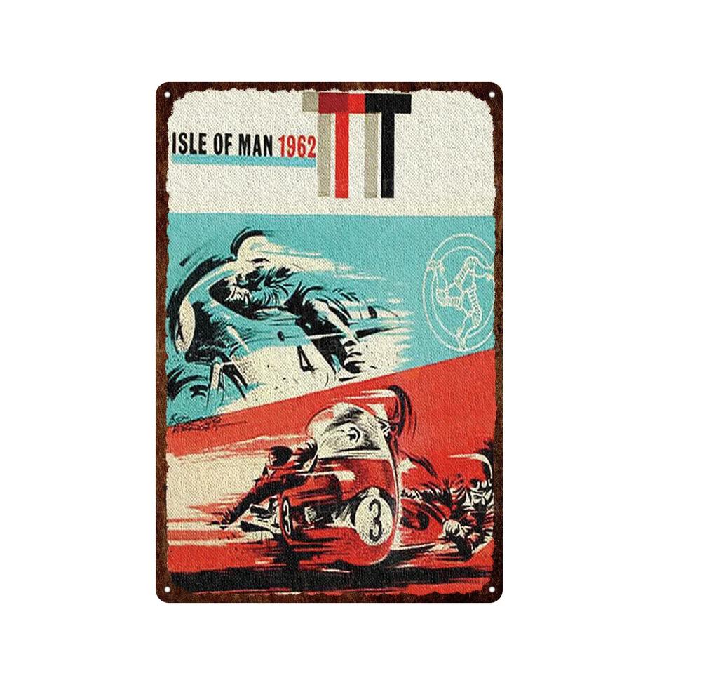 Vintage Norton Motorcycle Metal Poster Retro Plaque Wall Art Painting Plate Bar Garage Decor Vintage Tin Sign Home Decor Poster