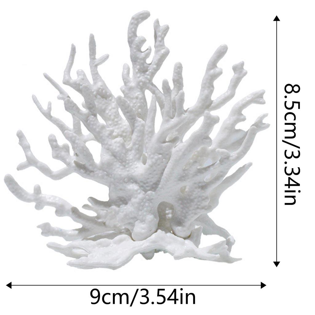Simulation Coral Water Plant Resin Fake Coral Aquarium Decorations Coral Miniature Fish Tank Aquarium Landscape Decoration