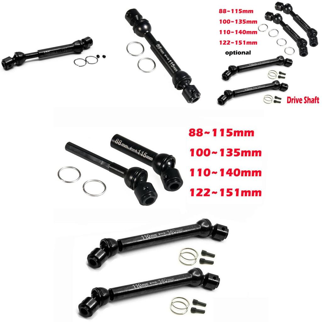 Premium Steel Center Drive Shafts For Axial Scx10 D90 1/10 Rc Crawlers