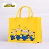 Bolsa Tote de Feltro Amarela Série Banana Minions