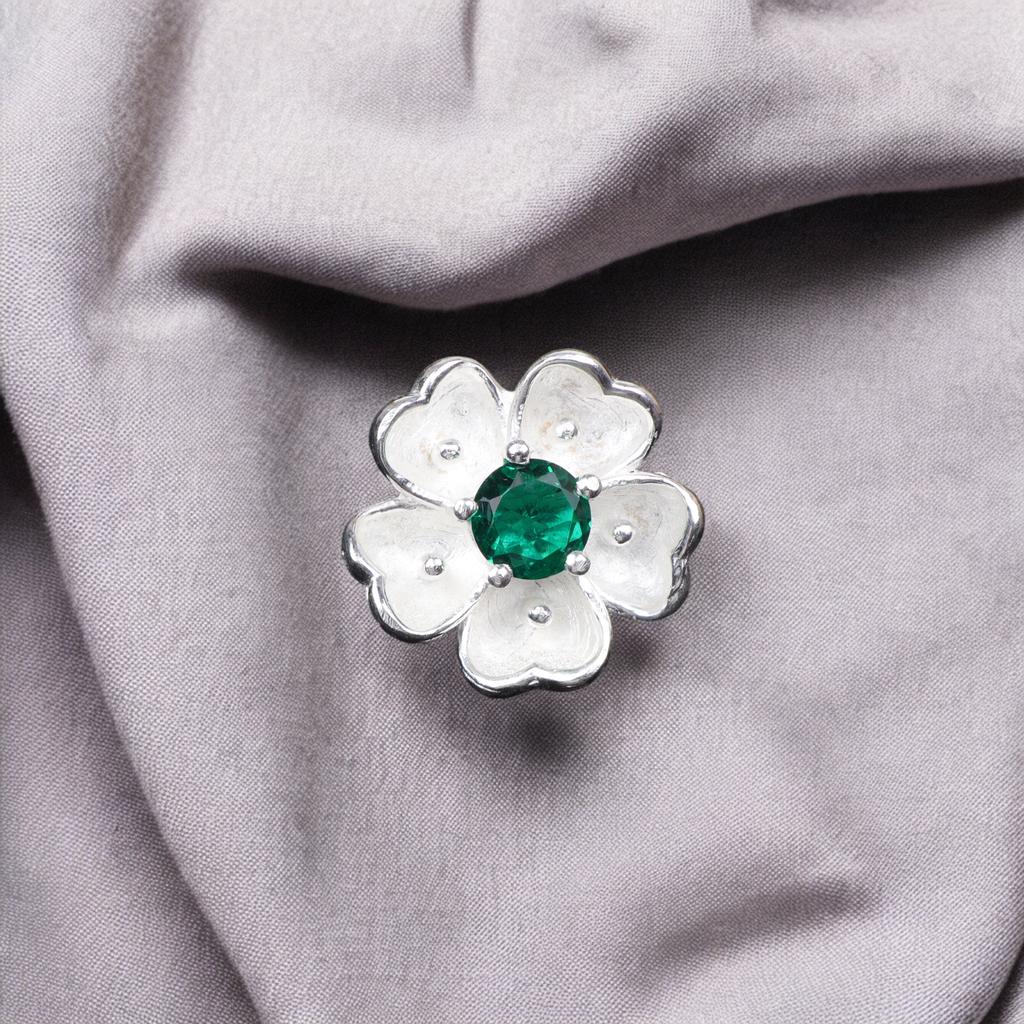 Chrome Diopside Gemstone 925 Sterling Silver Jewelry Handmade Ring Gift For Wife CZR-1-14