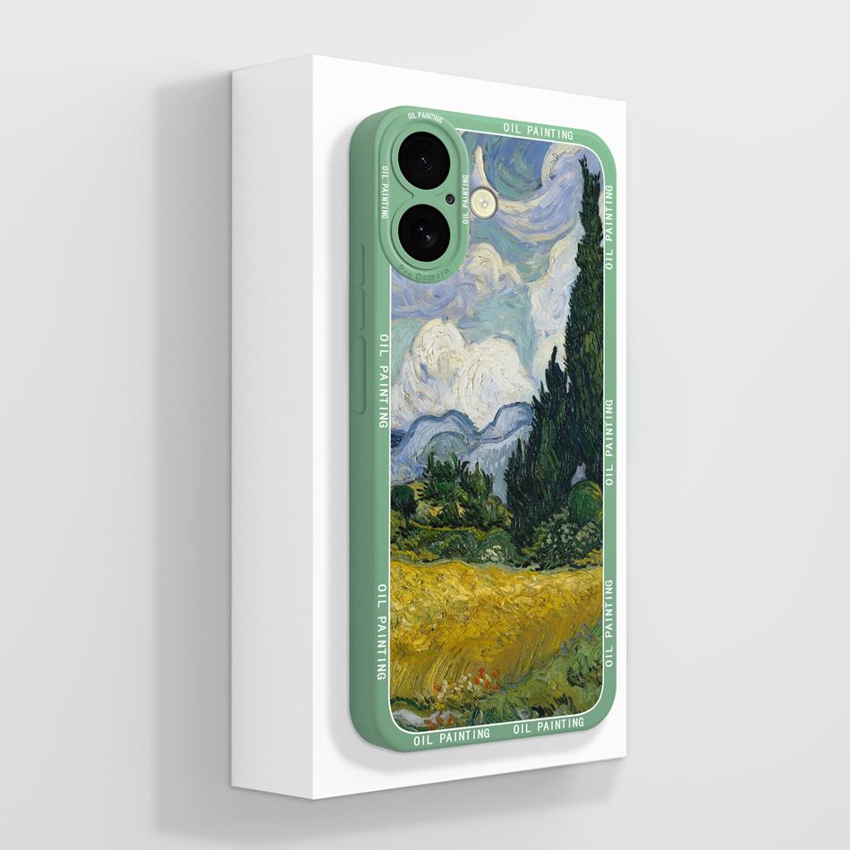 Cute Panda Case For iPhone 16 /16Plus/16Pro/16ProMax iPhone16+ Back Cover Sof Liquid Silicone Full Protection Bumper Funda Coque