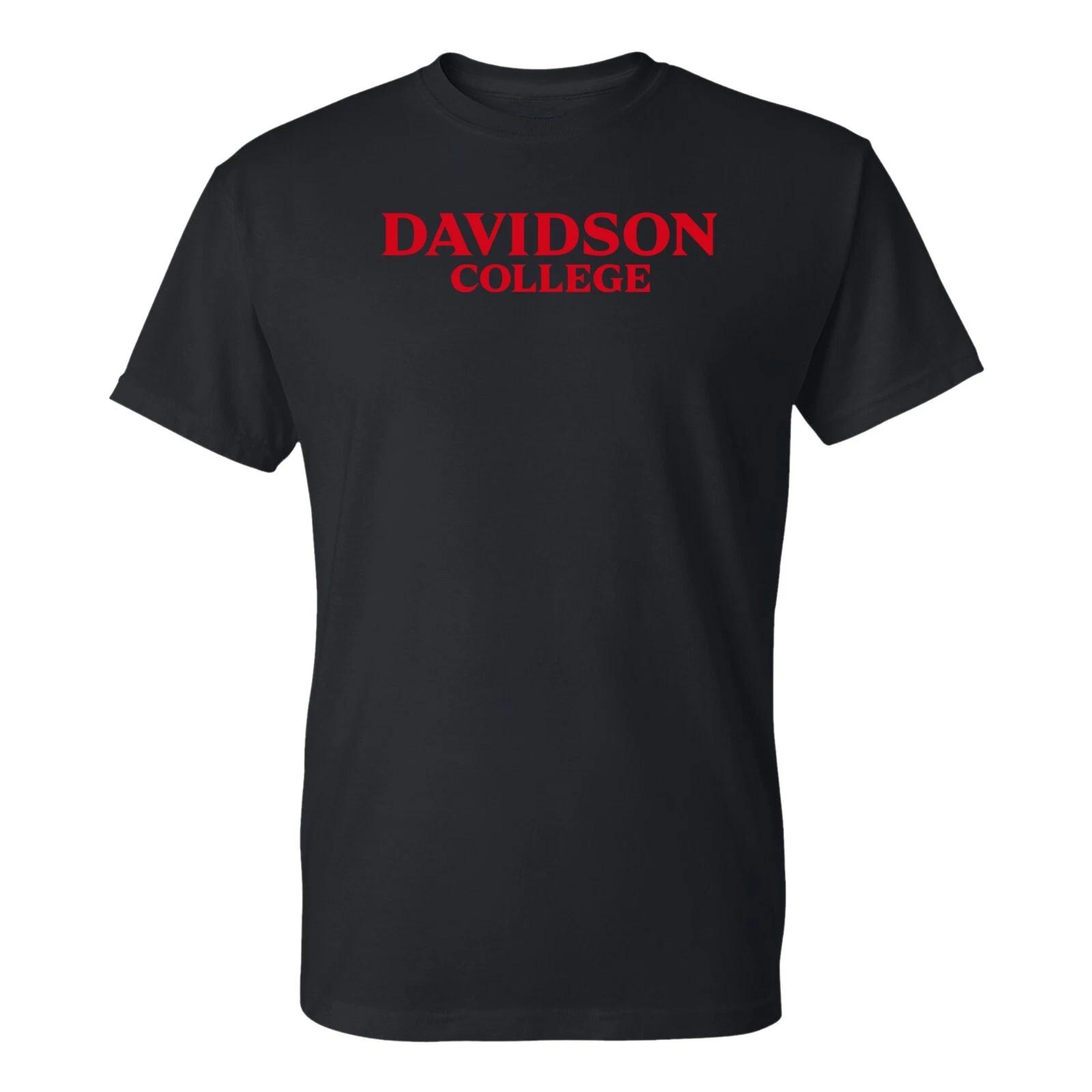 Davidson Wildcats Basic Block - NCAA University T-Shirt L