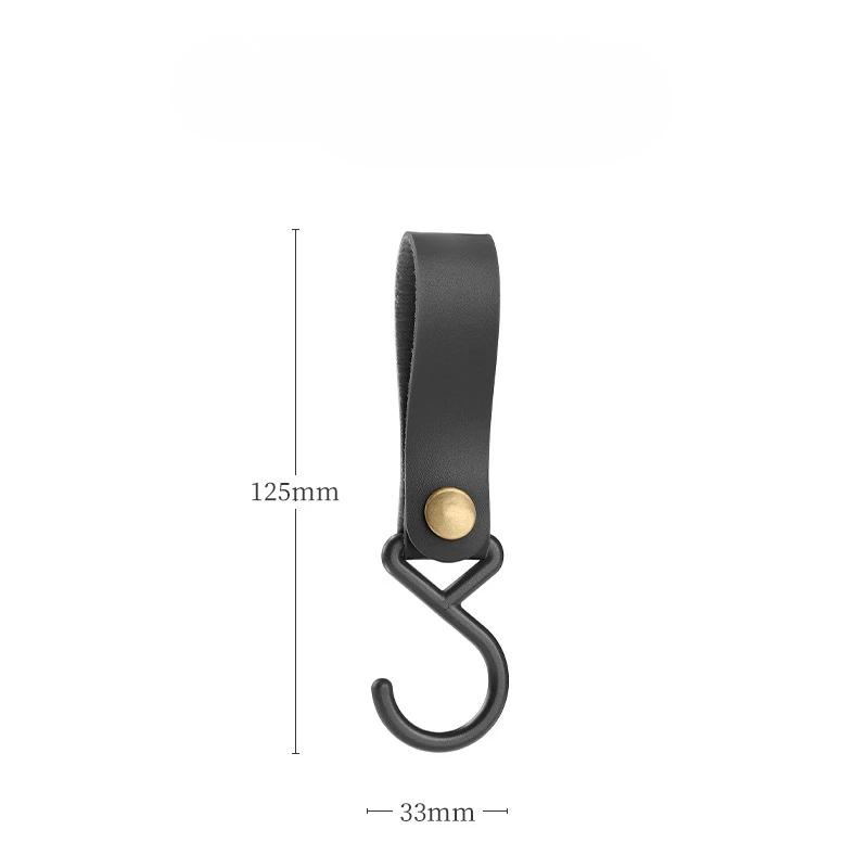 

New S-Shaped Hanger Hook Portable Outdoor Camping Picnic Hanging Holder Multi-function Keychain Backpack Buckle Tools Organizer чорний