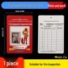 Fire Safety Inspection & Record Card Holder: Fire Extinguishers & Hydrants