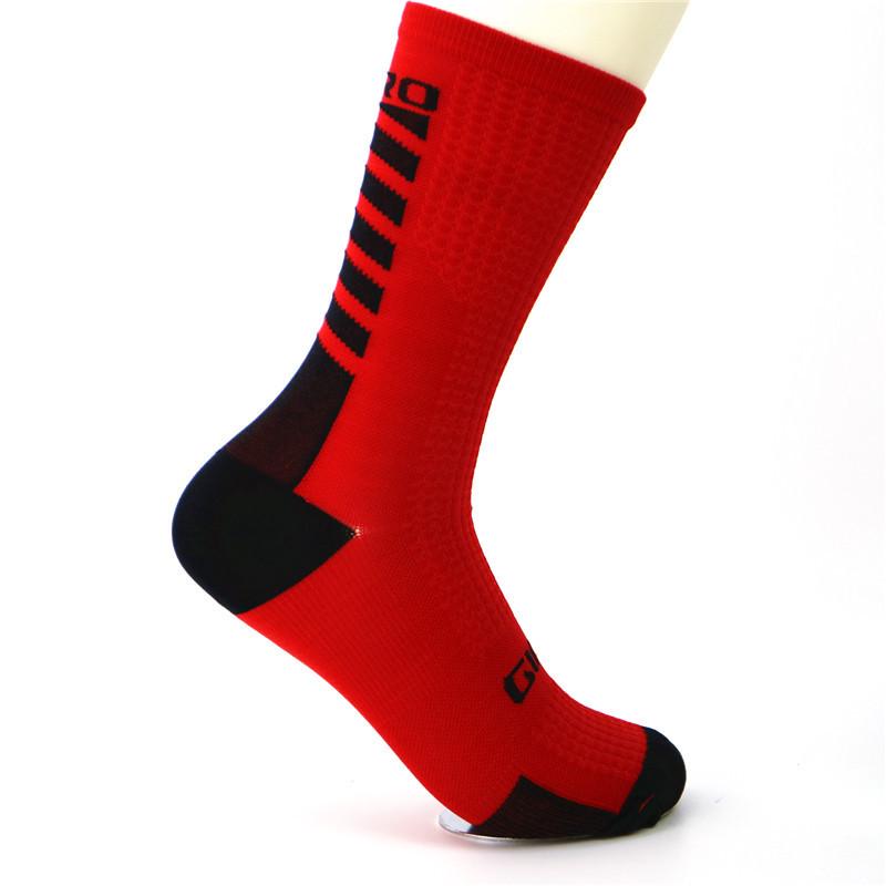Unisex Outdoor Sports High Tube Cycling, Basketball, Running, and Hiking Socks - Breathable and Sweat-Absorbent.