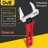 Multifunction Large Opening Adjustable Short Handle Plumbing Wrench
