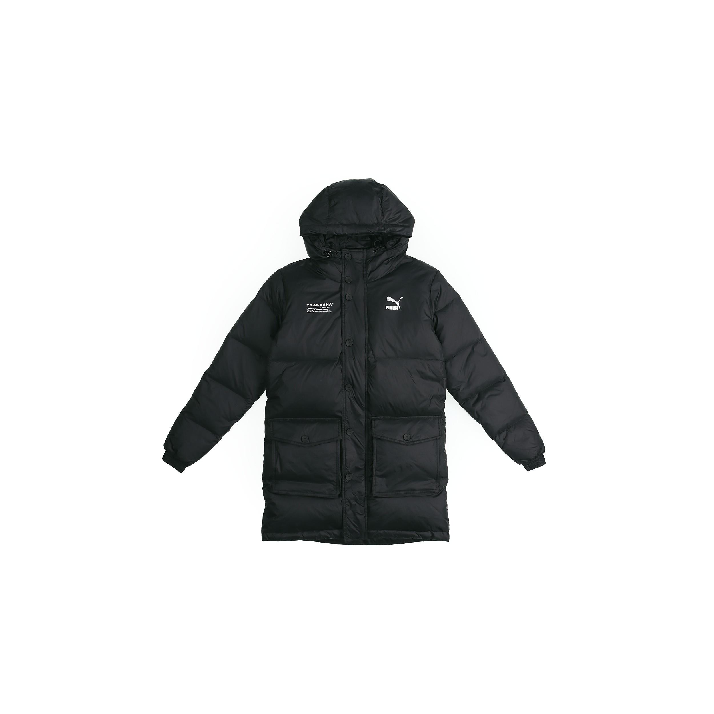 PUMA x Tyakasha Down Parka Black White Men s 595561-01 L