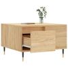  Coffee Table, Sonoma Oak 55x55x36.5 Cm Wood-based Material