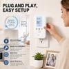 2026 New  Professional 4-in-1 Detector, Multi Gas Detector Plug in with LCD HD Screen, Easy Setup, Plug Play, Energy-Efficient Design, for Home,