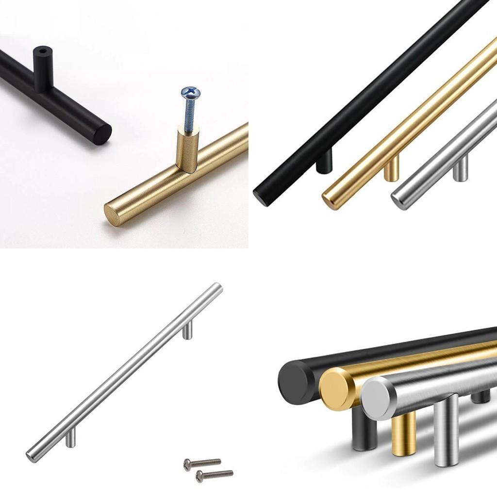 Elegant T Bar Handles For Bathroom And Kitchen With Brushed Stainless Steel Finish