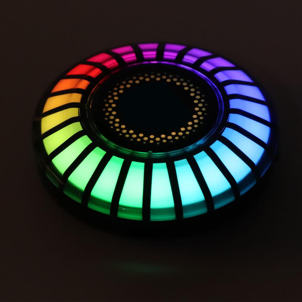 2pcs RGB Pickup Ambient Lamp 32 Bits Color Changing App Control Magnetic Music LED Rhythm Light for Car Home